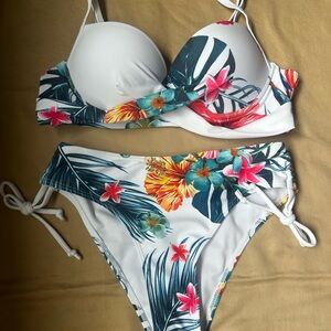 Tropical Floral Bikini Set